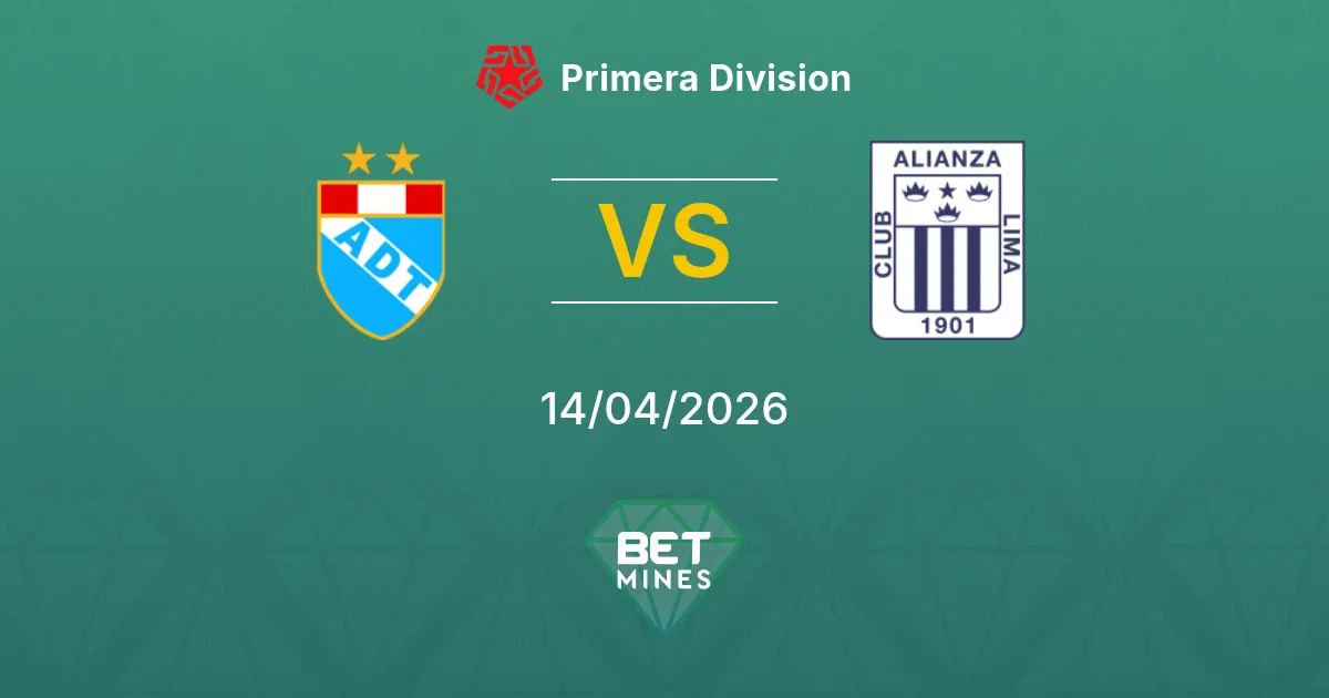 ADT x Alianza Lima Palpite: Prévia e Análise da Partida | Primera Division 14-04-2026