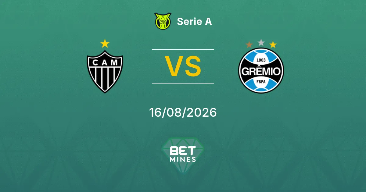 Atlético Mineiro vs Grêmio Prediction: Match Preview and Analysis | Serie A 16-08-2026