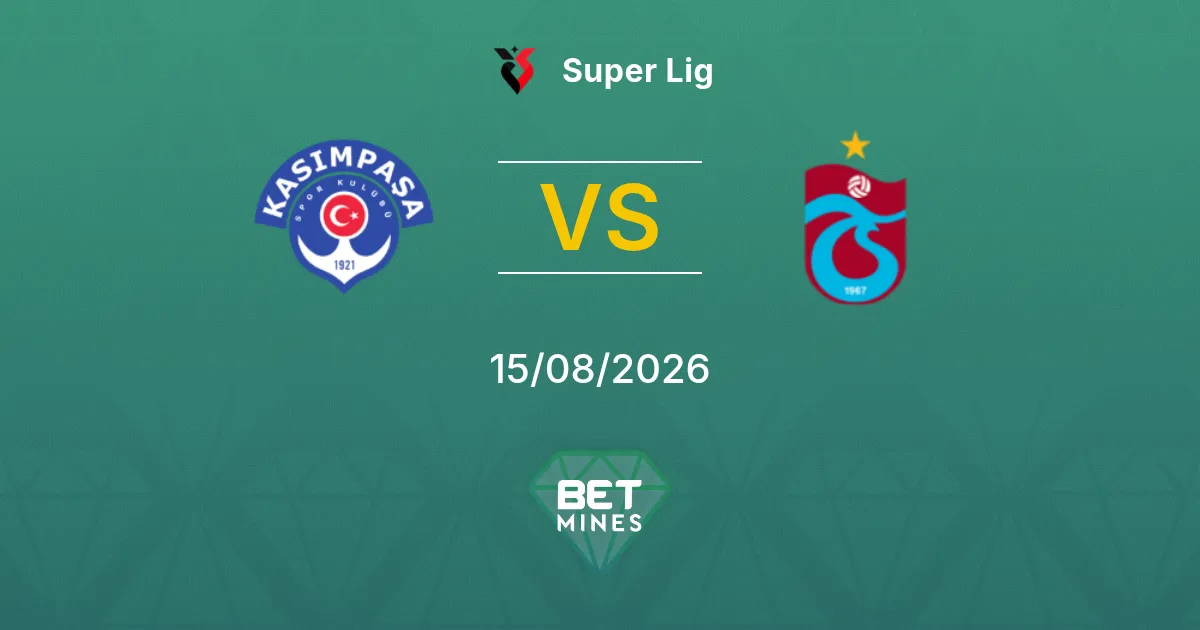 Pronostico Kasımpaşa vs Trabzonspor: Anteprima e Analisi della Partita | Super Lig 15-08-2026