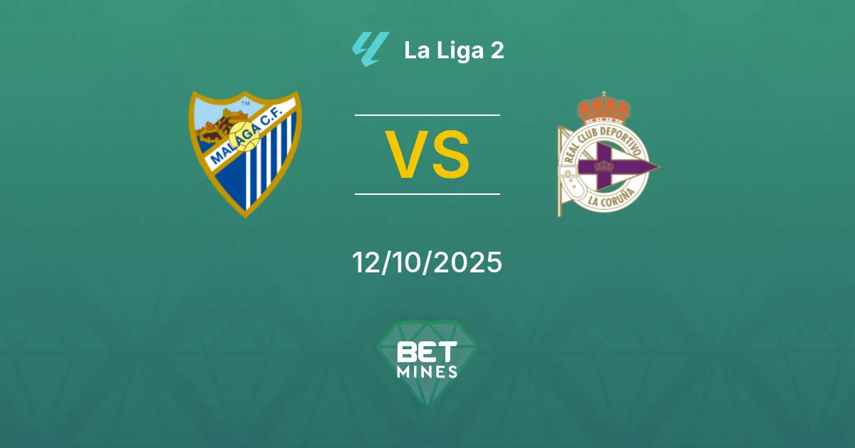 Málaga vs Deportivo La Coruña Pronostico: Anteprima e Analisi della Partita | La Liga 2 12-10-2025