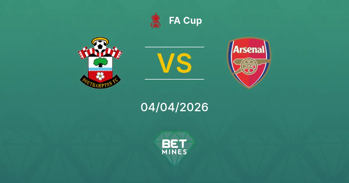 Southampton vs Arsenal Pronóstico: Previa y Análisis del Partido | FA Cup 04-04-2026