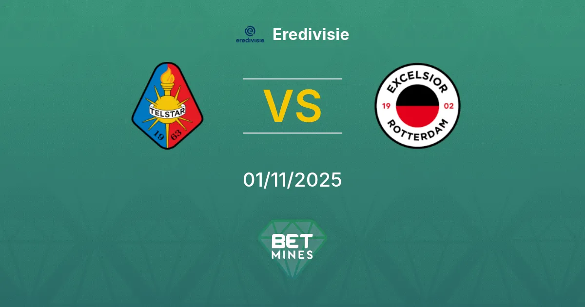 Telstar vs Excelsior Pronostico: Anteprima e Analisi del Match | Eredivisie 01-11-2025