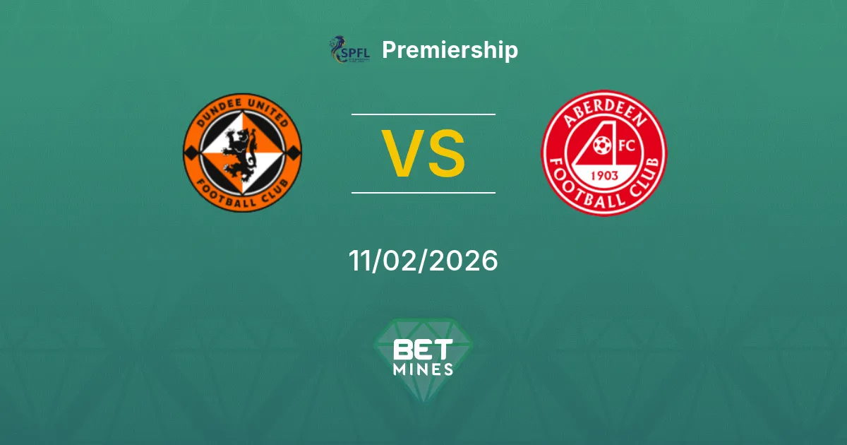 Dundee United vs Aberdeen Prediction: Match Preview and Analysis | Premiership 11-02-2026