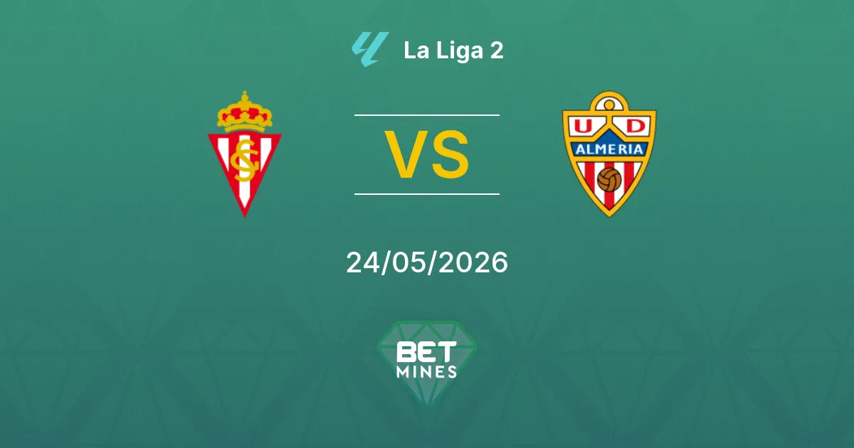 Sporting Gijón x Almería Palpite: Prévia e Análise da Partida | La Liga 2 24-05-2026