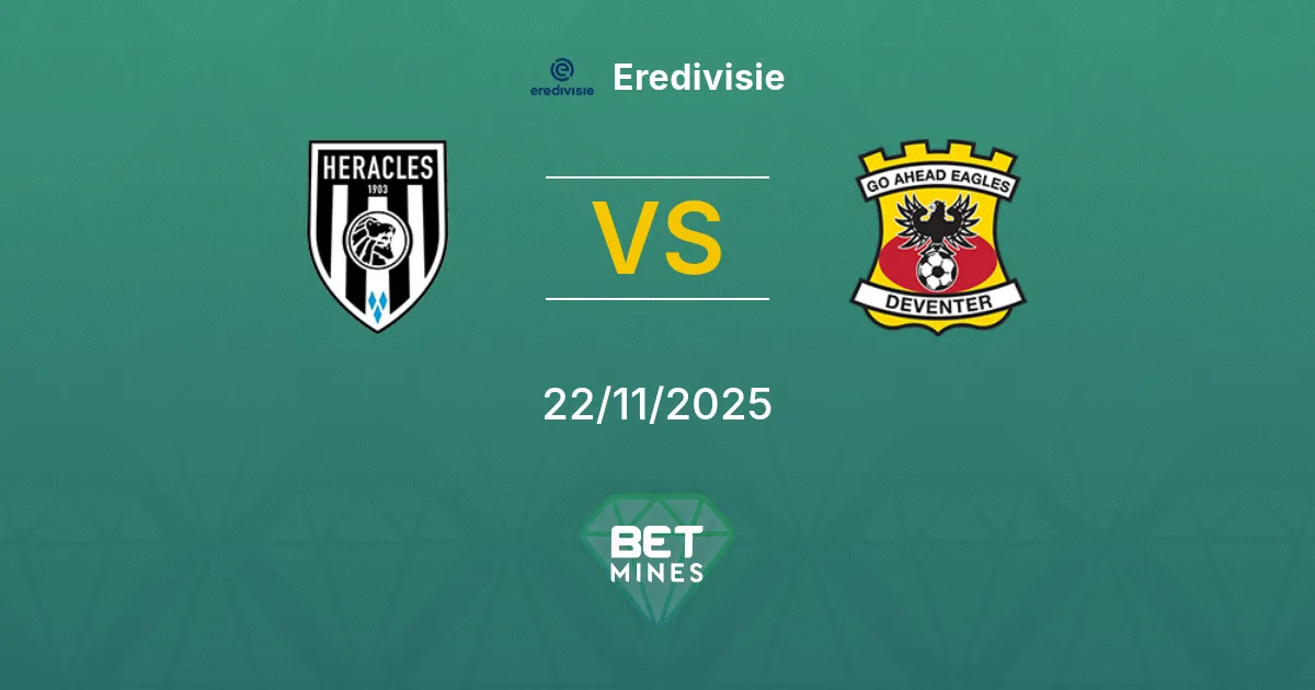 Heracles Almelo vs Go Ahead Eagles Prediction: Match Preview and Analysis | Eredivisie 22-11-2025