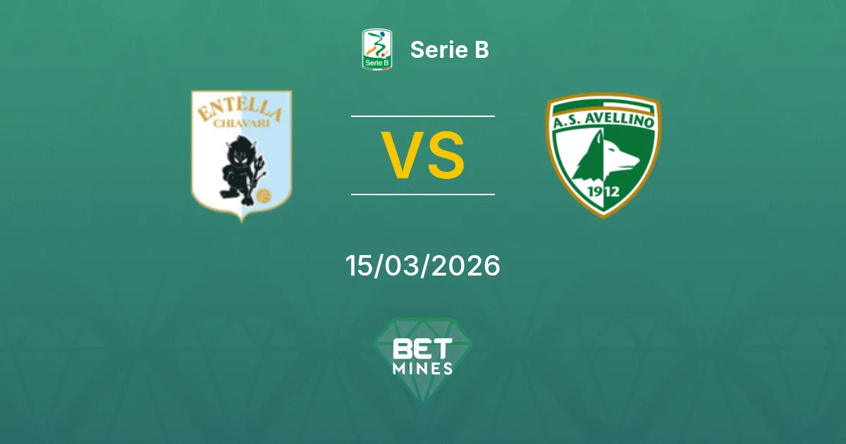 Virtus Entella vs Avellino Prediction: Match Preview and Analysis | Serie B 15-03-2026
