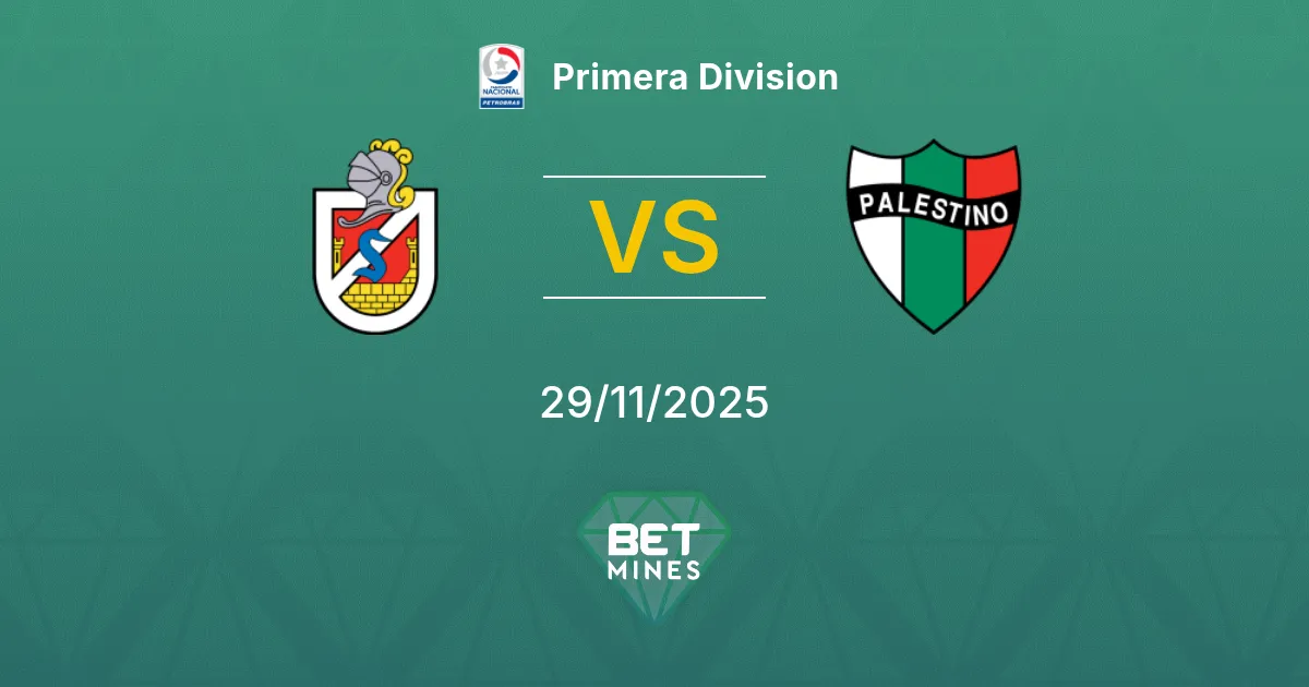 La Serena vs Palestino Prediction: Match Preview and Analysis | Primera Division 29-11-2025