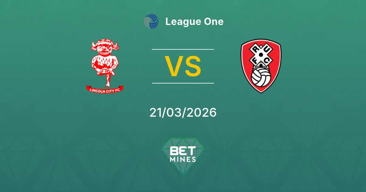 Lincoln City vs Rotherham United Pronostico: Anteprima e Analisi della Partita | League One 21-03-2026
