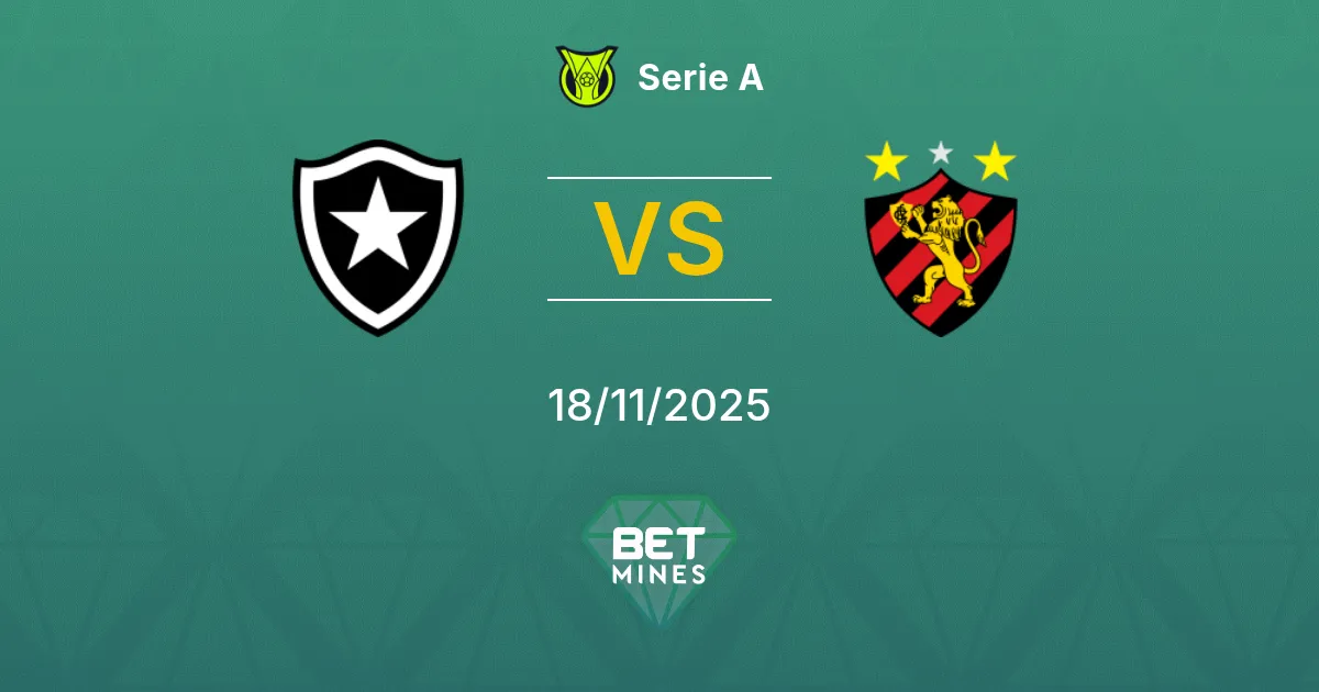 Botafogo vs Sport Recife Prediction: Match Preview and Analysis | Serie A 18-11-2025