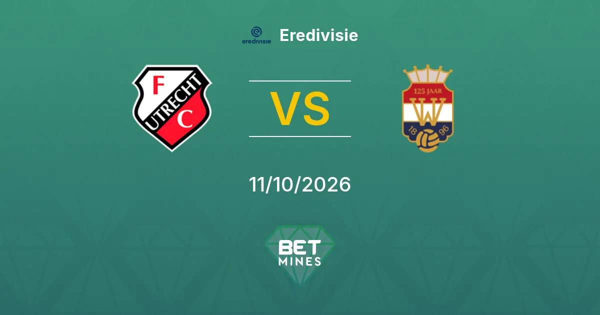 FC Utrecht vs Willem II Prediction: Match Preview and Analysis | Eredivisie 11-10-2026