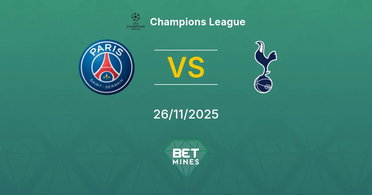 Paris Saint Germain vs Tottenham Hotspur Prediction: Match Preview and Analysis | Champions League 26-11-2025