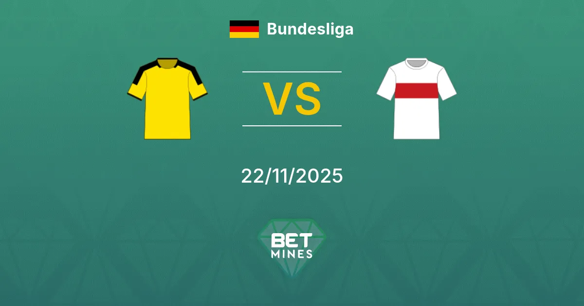 Borussia Dortmund vs VfB Stuttgart Prediction: Match Preview and Analysis | Bundesliga 22-11-2025