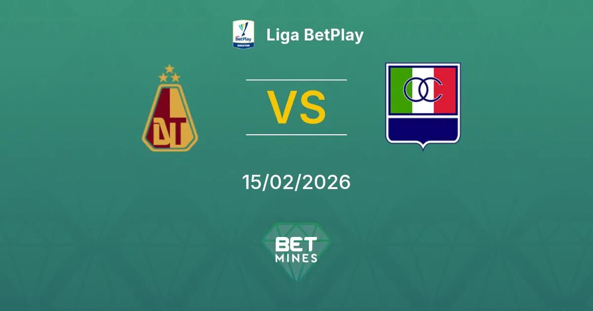 Deportes Tolima vs Once Caldas Pronóstico: Previa y Análisis del Partido | Liga BetPlay 15-02-2026