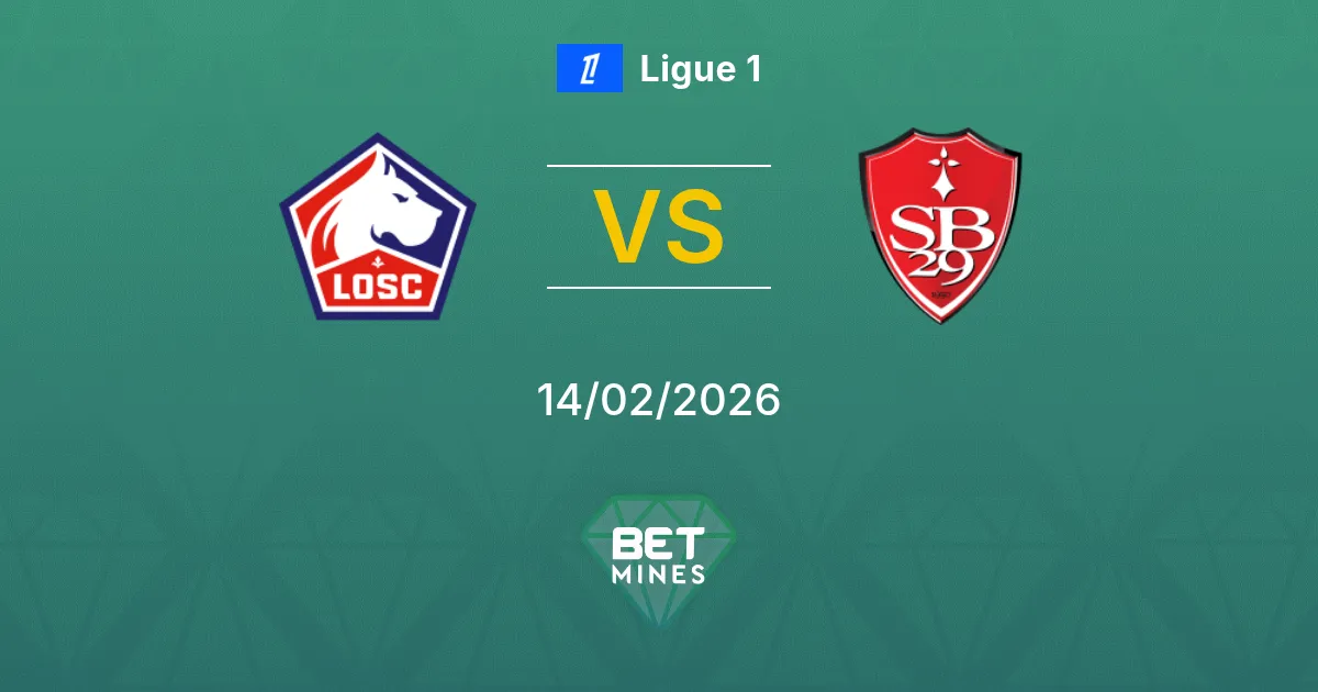 LOSC Lille vs Brest Prediction: Match Preview and Analysis | Ligue 1 14-02-2026