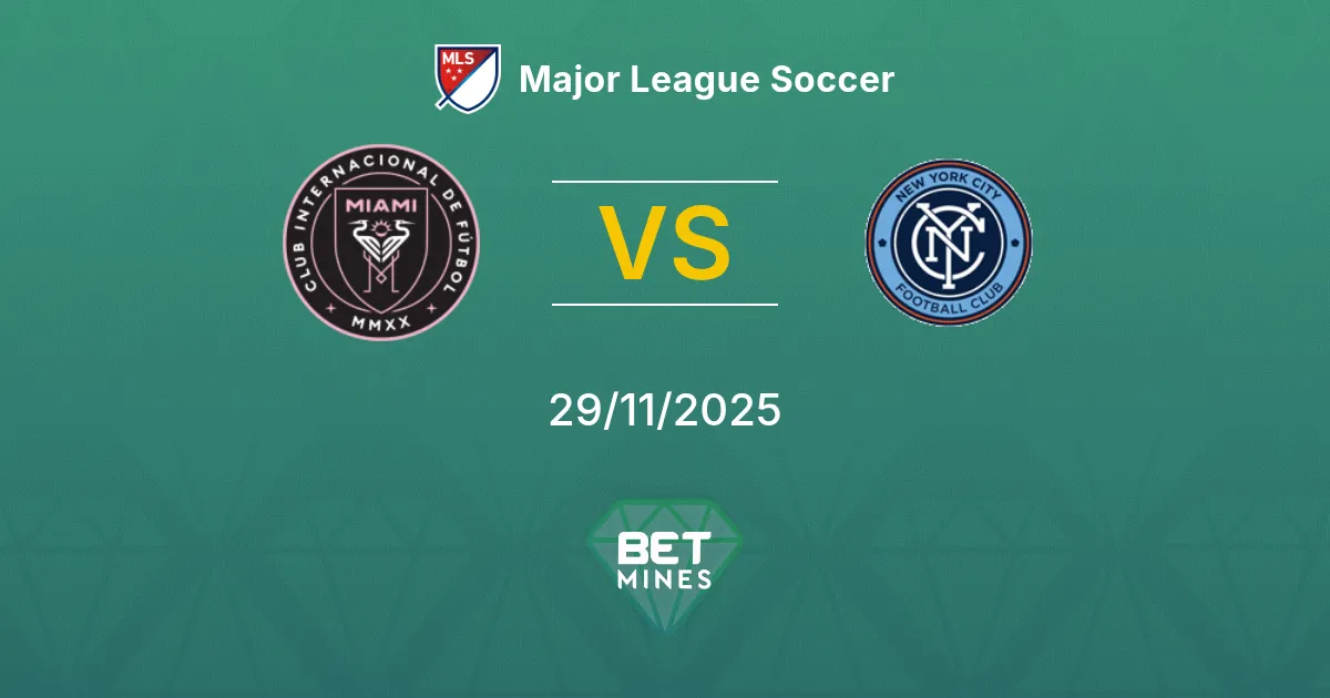 Inter Miami vs New York City Prediction: Match Preview and Analysis | Major League Soccer 29-11-2025
