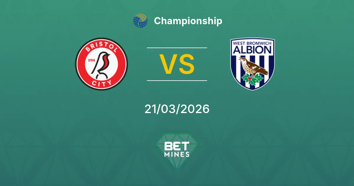Bristol City vs West Bromwich Albion Pronostico: Anteprima e Analisi della Partita | Championship 21-03-2026