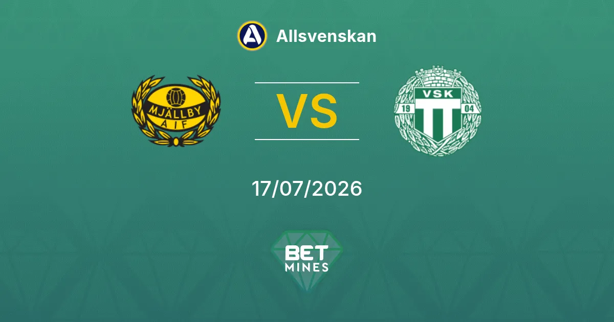 Mjällby vs Västerås SK Pronóstico: Previa y Análisis del Partido | Allsvenskan 17-07-2026