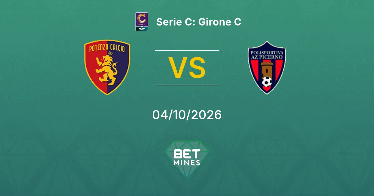 Potenza Calcio x Picerno Palpite: Prévia e análise da partida | Serie C: Girone C 04-10-2026