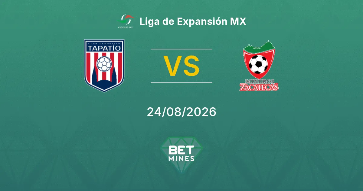 Palpite Tapatío x Mineros de Zacatecas: Prévia e Análise da Partida | Liga de Expansión MX 24-08-2026