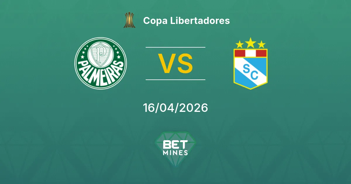 Palmeiras vs Sporting Cristal Pronóstico: Previa y Análisis del Partido | Copa Libertadores 16-04-2026
