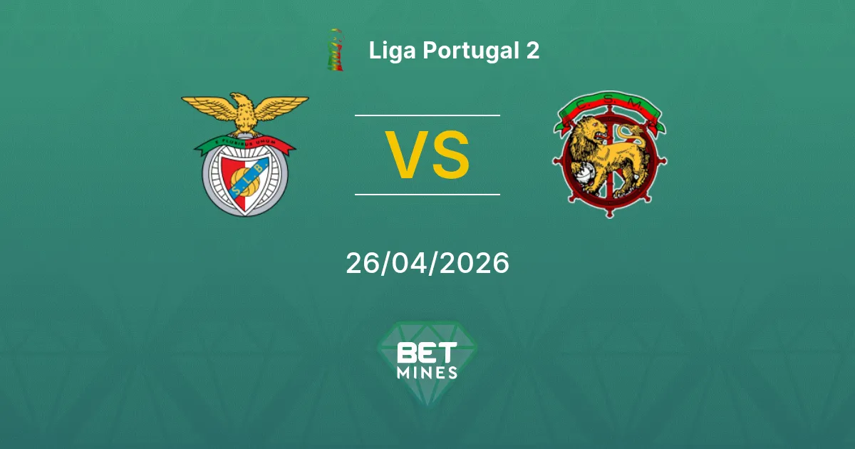 Benfica II vs Marítimo Pronóstico: Previa y Análisis del Partido | Liga Portugal 2 26-04-2026