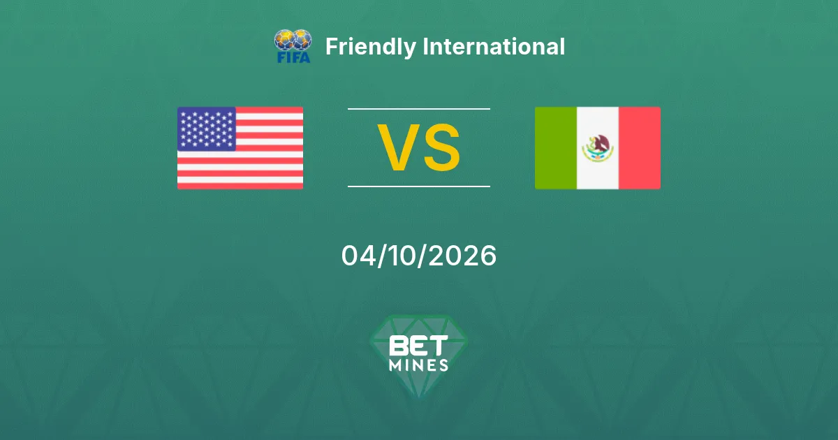 Stati Uniti vs Messico Pronostico: Anteprima e analisi della partita | Amichevole internazionale 04-10-2026