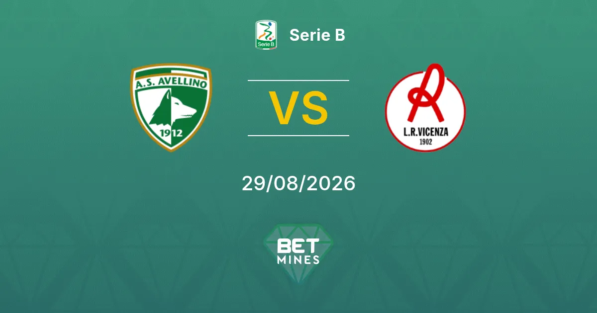 Palpite Avellino x Vicenza: Prévia e Análise da Partida | Serie B 29-08-2026