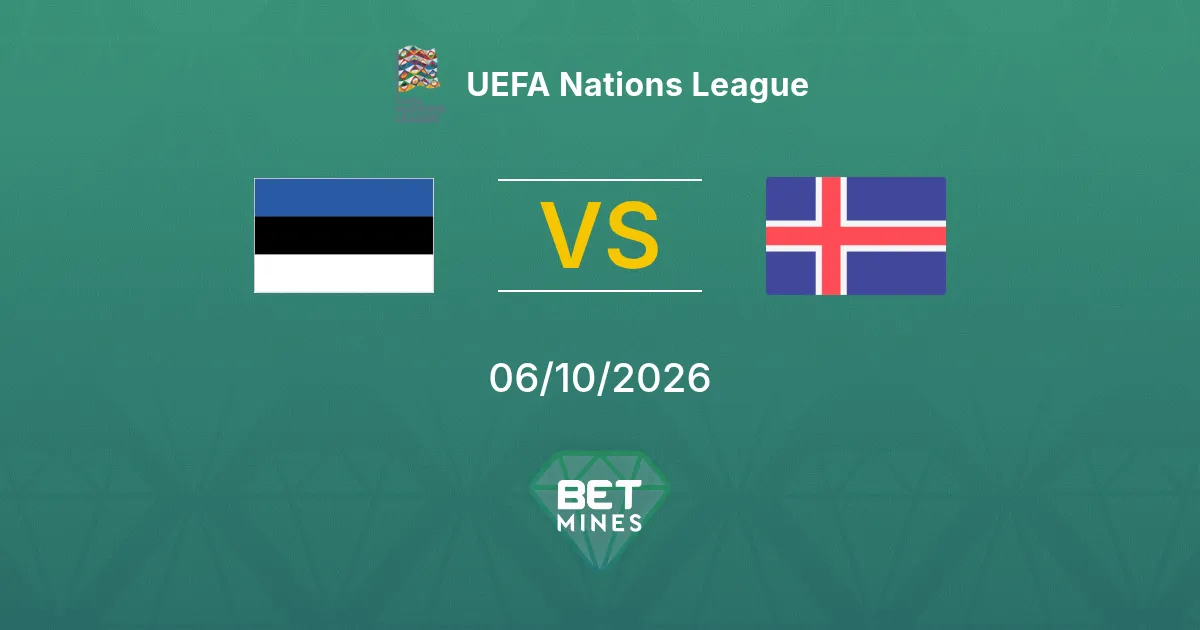 Estonia vs Islandia Pronóstico: previa y análisis del partido | UEFA Nations League 06-10-2026