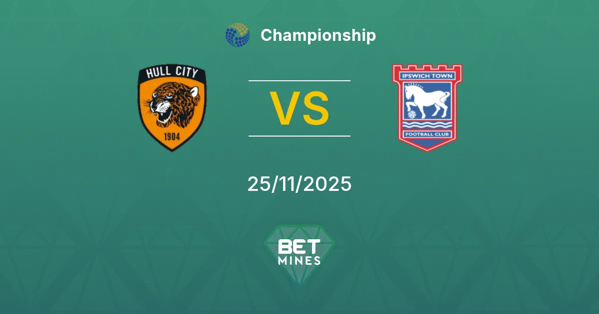 Hull City vs Ipswich Town Prediction: Match Preview and Analysis | Championship 25-11-2025