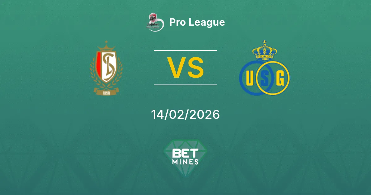Standard Liège vs Union Saint-Gilloise Prediction: Match Preview and Analysis | Pro League 14-02-2026