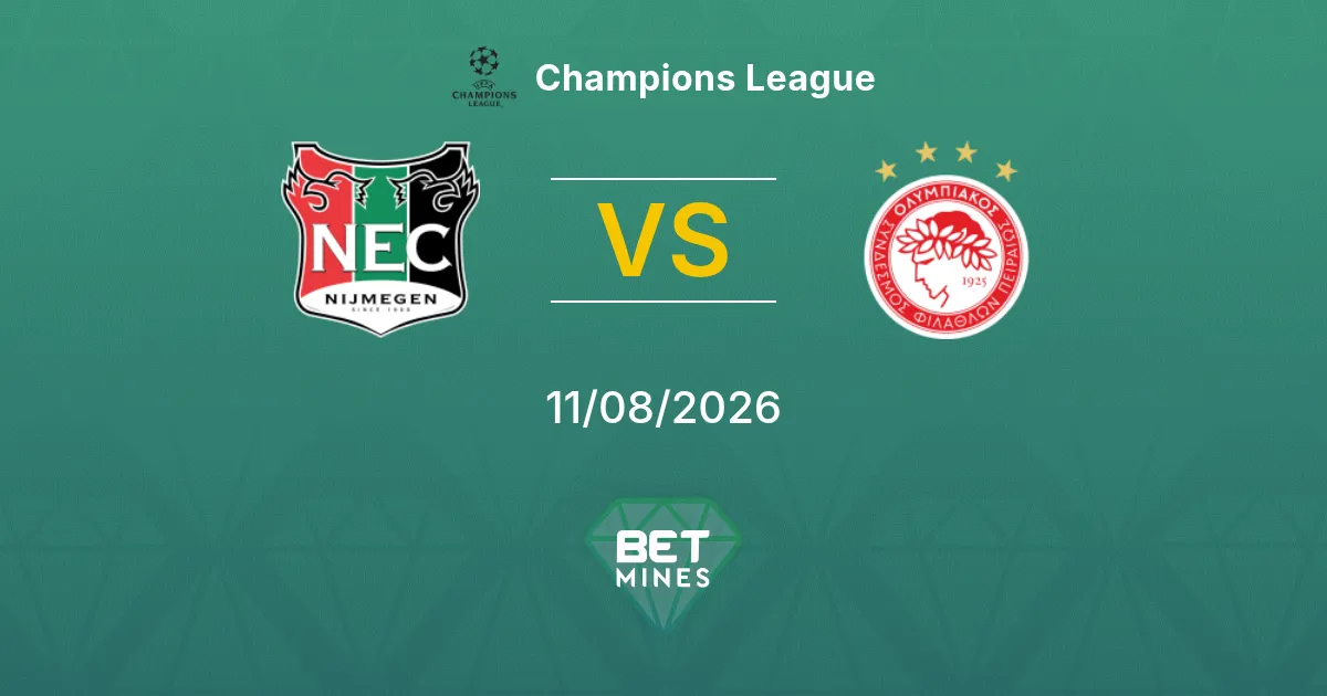 NEC Nijmegen vs Olympiacos F.C. Prediction: Match Preview and Analysis | Champions League 11-08-2026