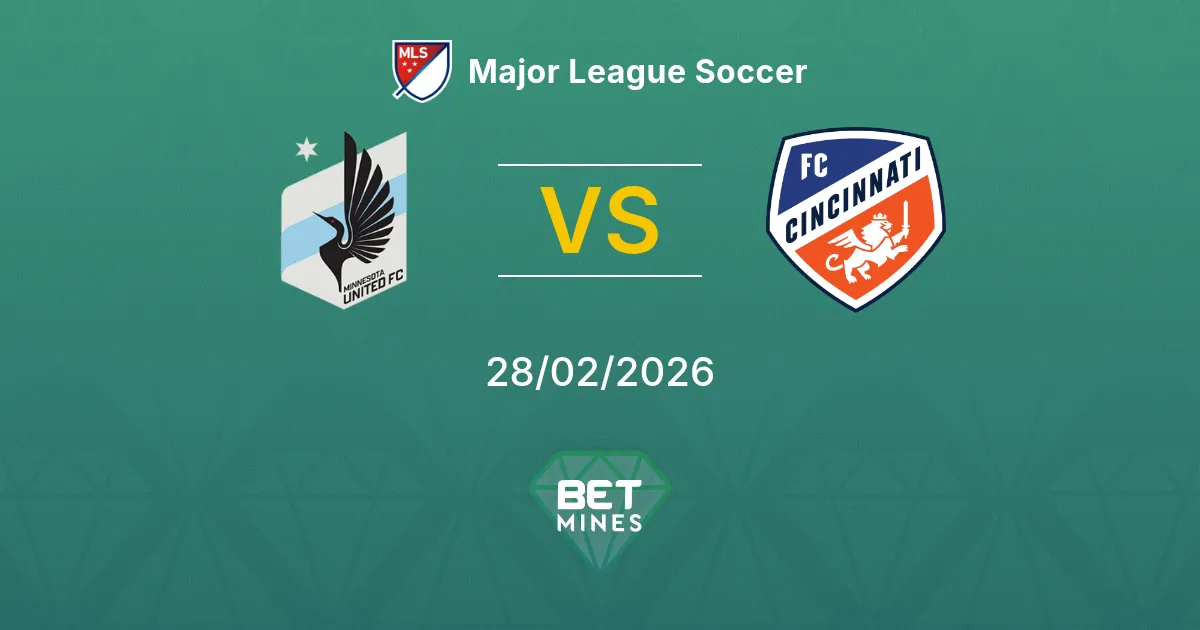 Minnesota United vs Cincinnati Pronostic : Aperçu et Analyse du Match | Major League Soccer 28-02-2026