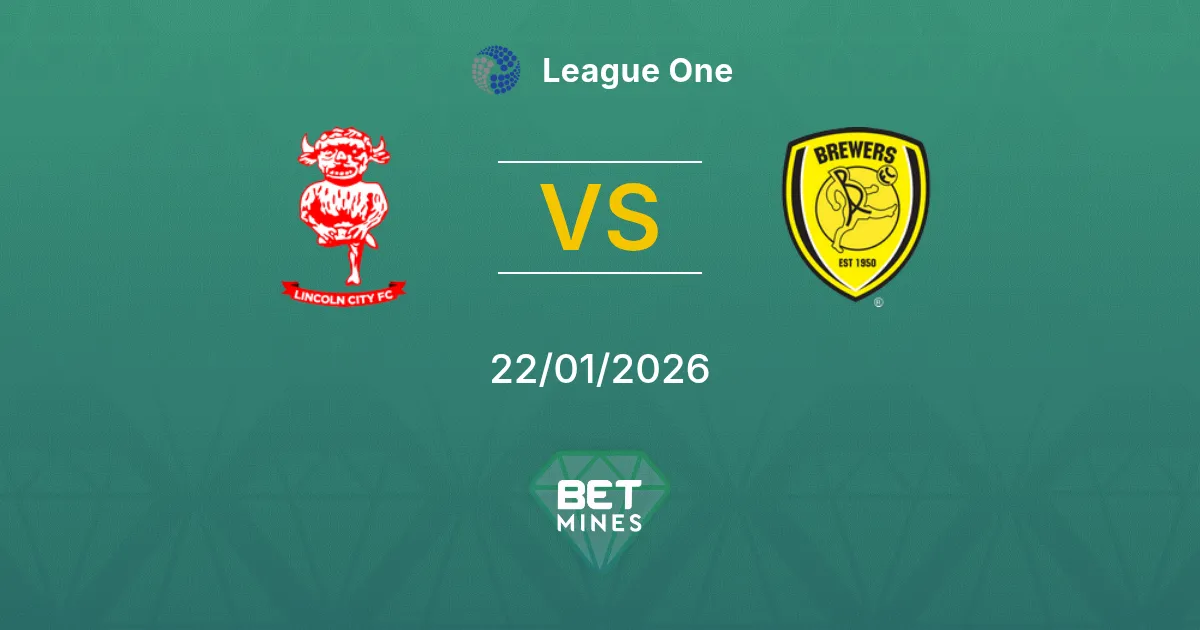 Lincoln City vs Burton Albion Prediction: Match Preview and Analysis | League One 22-01-2026