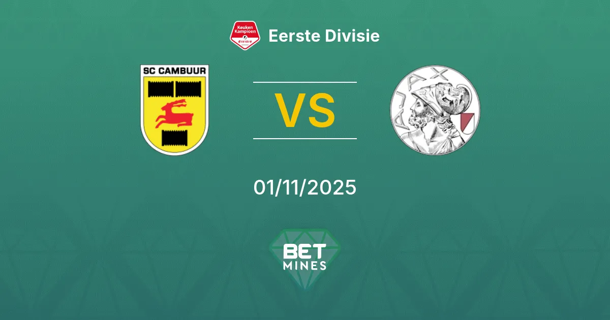 SC Cambuur vs Jong Ajax Pronostico: Anteprima e Analisi della Partita | Eerste Divisie 01-11-2025