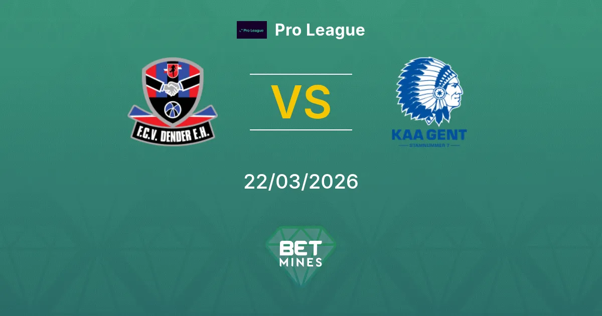 Dender vs Gent Pronostico: Anteprima e Analisi della Partita | Pro League 22-03-2026