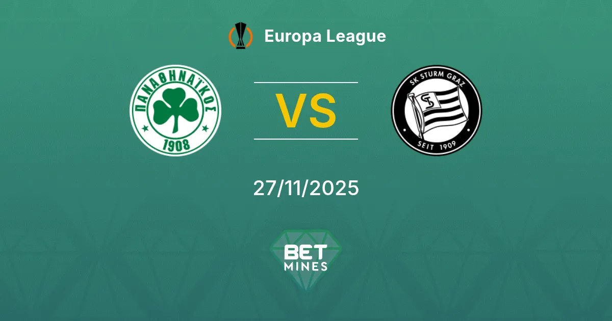 Panathinaikos vs Sturm Graz Prediction: Match Preview and Analysis | Europa League 27-11-2025