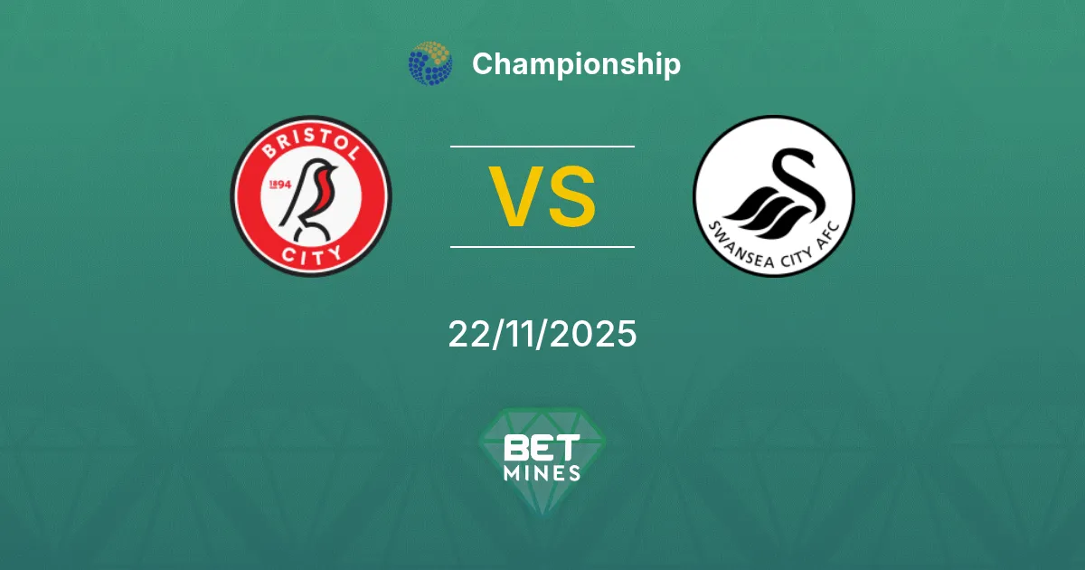 Bristol City vs Swansea City Pronóstico: Previa y Análisis del Partido | Championship 22-11-2025