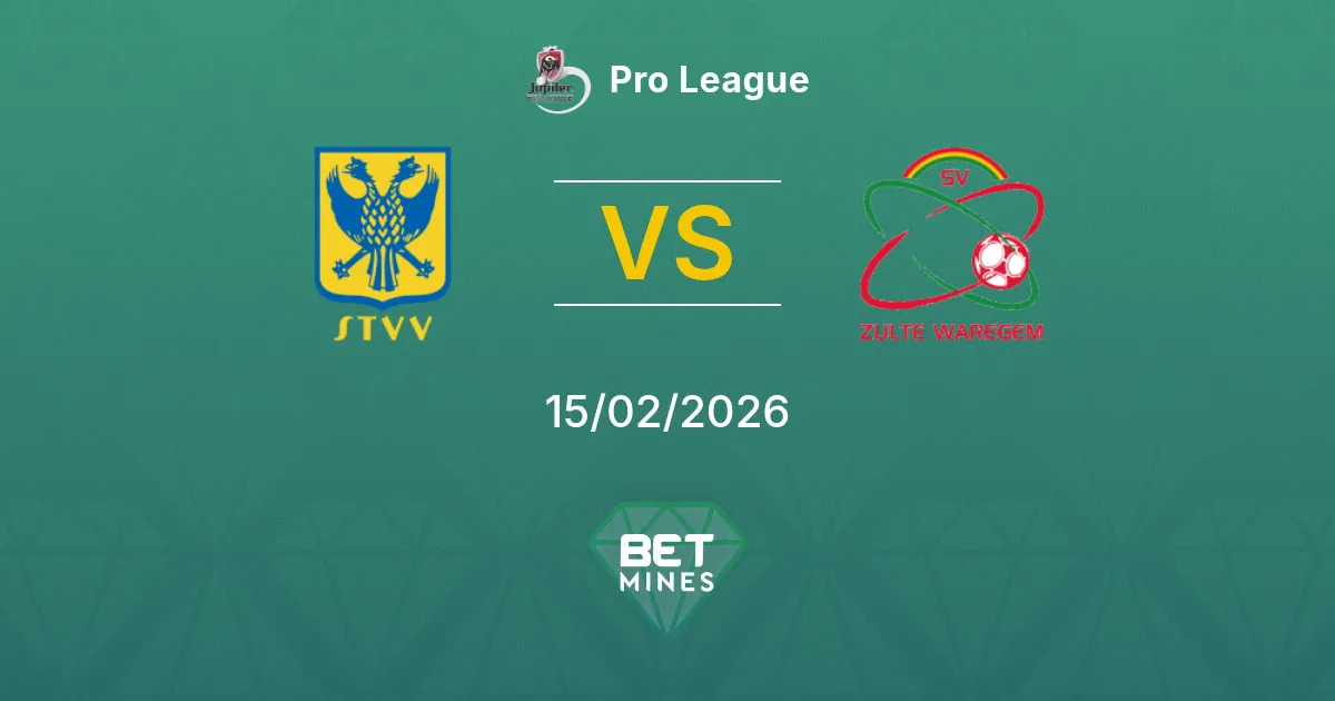 Sint-Truiden x Zulte-Waregem Palpite: Prévia e Análise da Partida | Pro League 15-02-2026