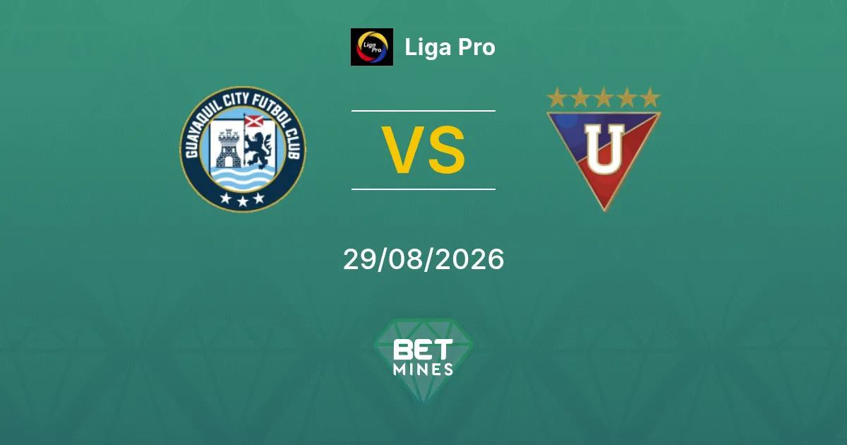 Palpite Guayaquil City x LDU Quito: Prévia e Análise da Partida | Liga Pro 29-08-2026