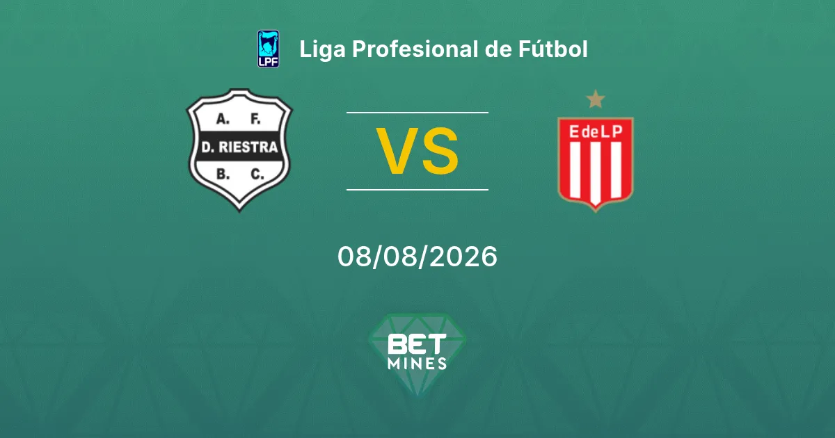 Palpite Deportivo Riestra x Estudiantes: Prévia e análise da partida | Liga Profesional de Fútbol 08-08-2026