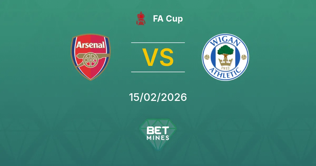 Arsenal x Wigan Athletic Palpite: Prévia e Análise da Partida | FA Cup 15-02-2026