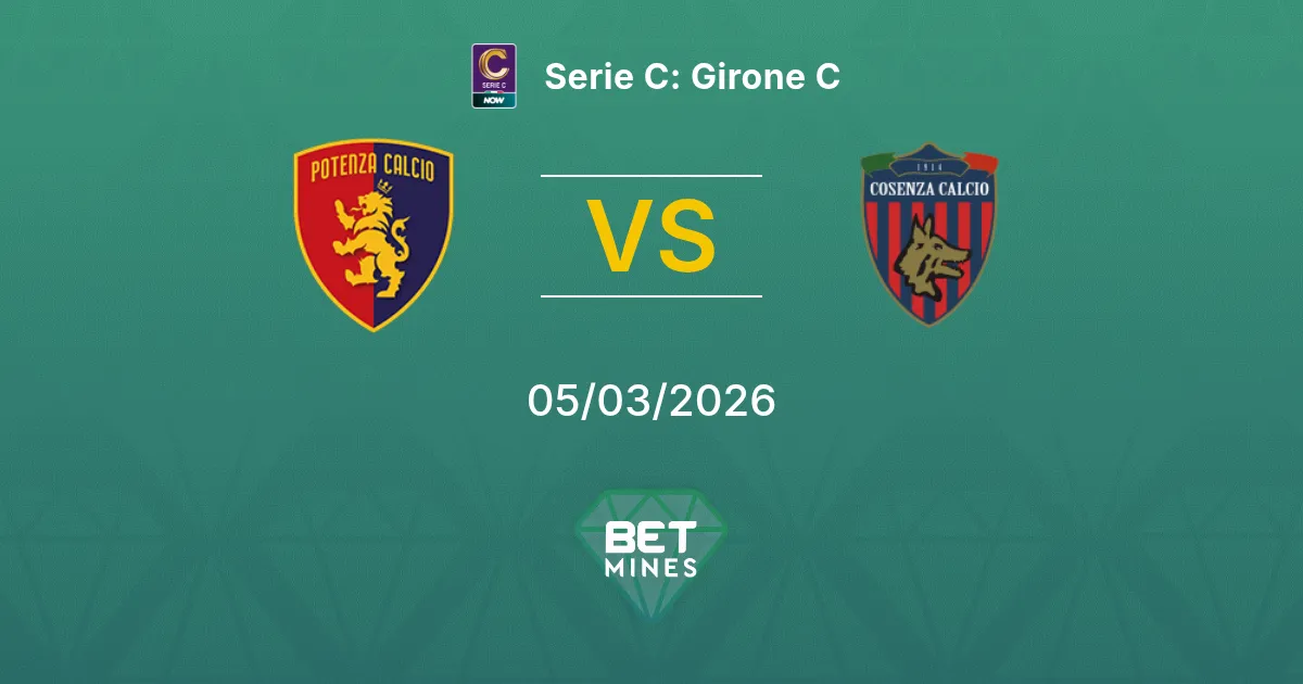 Potenza Calcio vs Cosenza Prediction: Match Preview and Analysis | Serie C: Girone C 05-03-2026