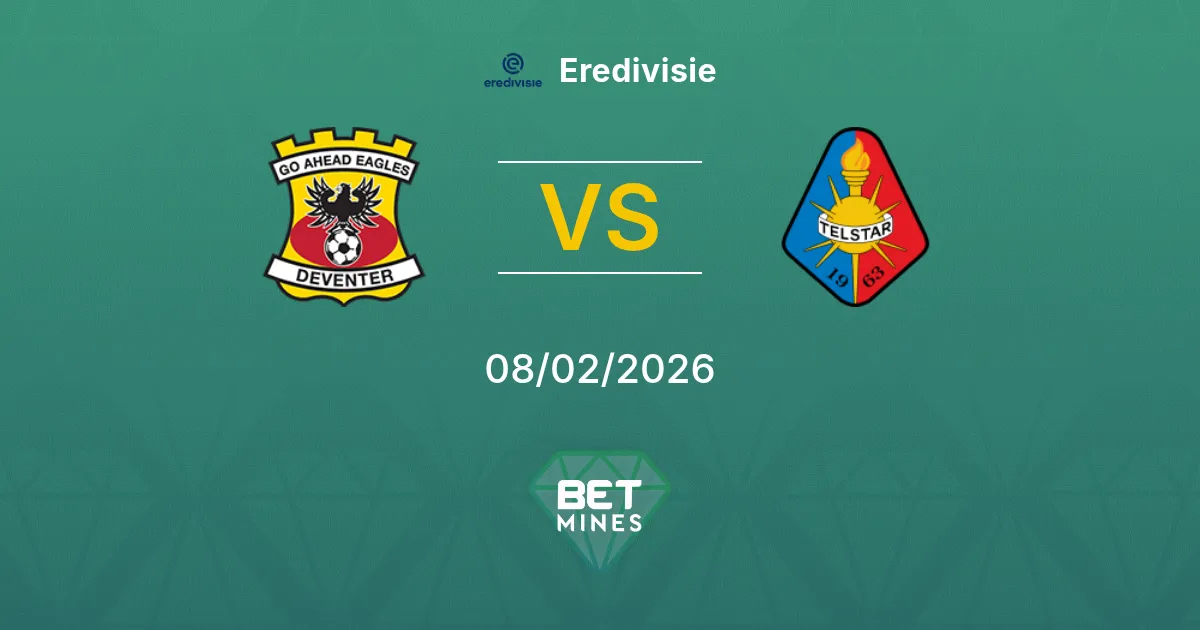 Go Ahead Eagles vs Telstar Prediction: Match Preview and Analysis | Eredivisie 08-02-2026