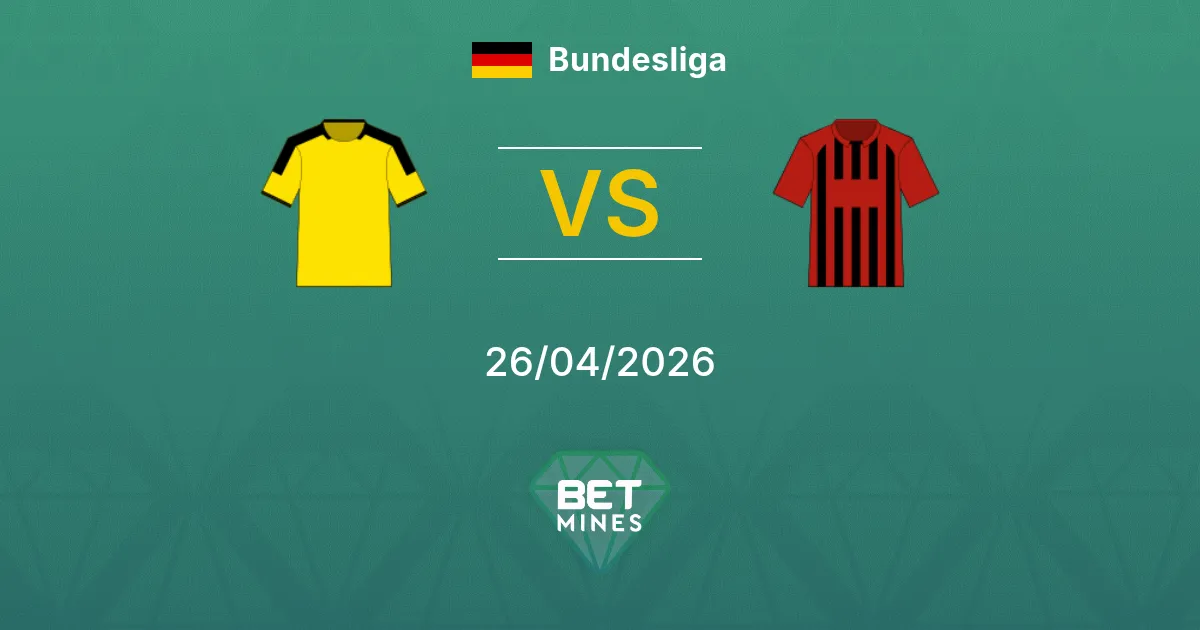 Borussia Dortmund vs SC Freiburg Pronóstico: Previa del Partido y Análisis | Bundesliga 26-04-2026
