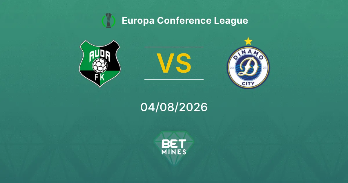 Auda vs Dinamo City Prediction: Match Preview and Analysis | Europa Conference League 04-08-2026