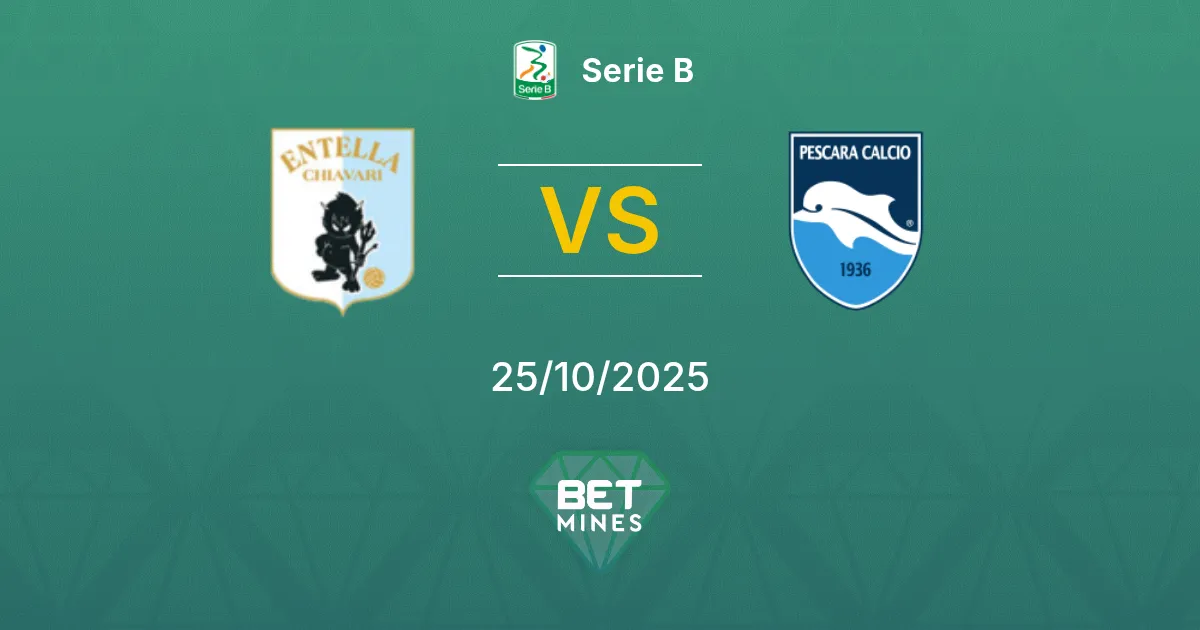Virtus Entella vs Pescara Pronostico: Anteprima e Analisi della Partita | Serie B 25-10-2025