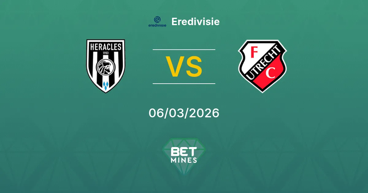Heracles Almelo vs FC Utrecht Prediction: Match Preview and Analysis | Eredivisie 06-03-2026