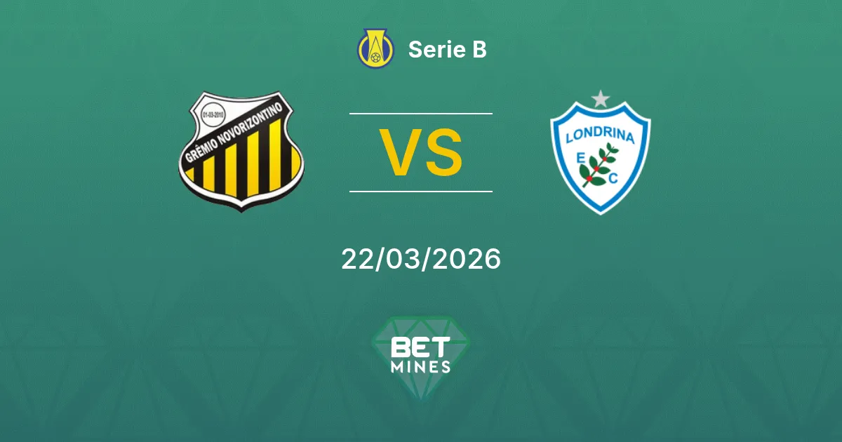 Novorizontino vs Londrina Pronostic : Aperçu et Analyse du Match | Serie B 22-03-2026