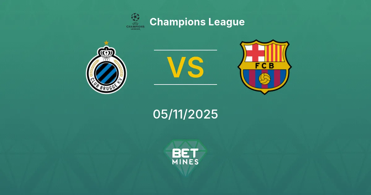 Club Brugge vs FC Barcelona Prediction: Match Preview and Analysis | Champions League 05-11-2025