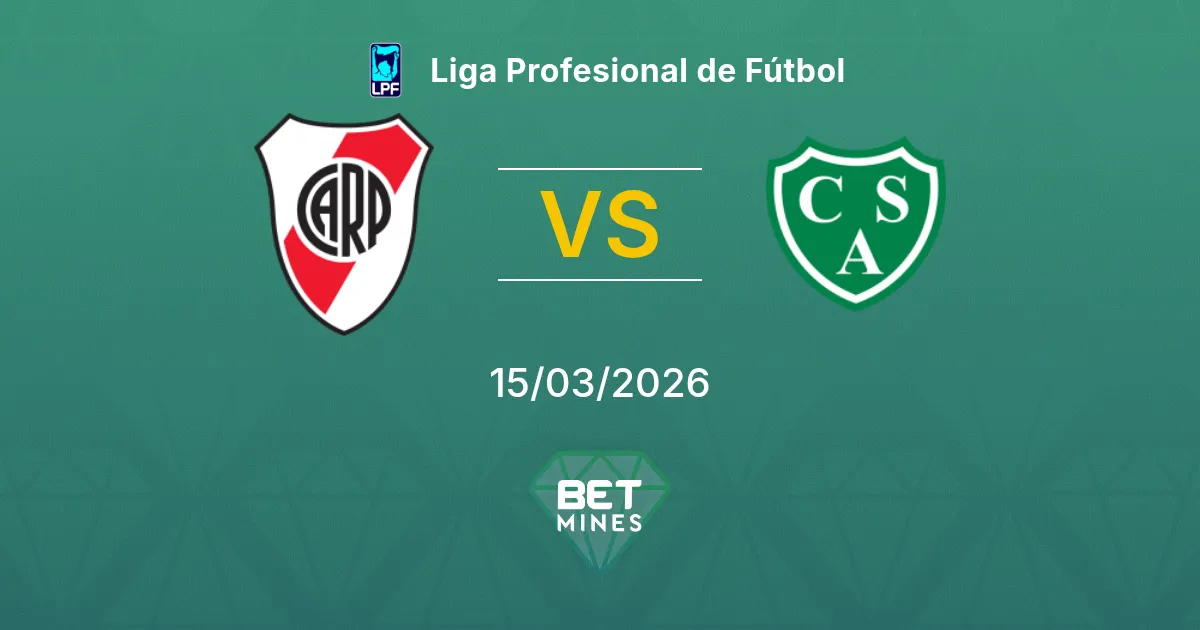 River Plate vs Sarmiento Prediction: Match Preview and Analysis | Liga Profesional de Fútbol 15-03-2026